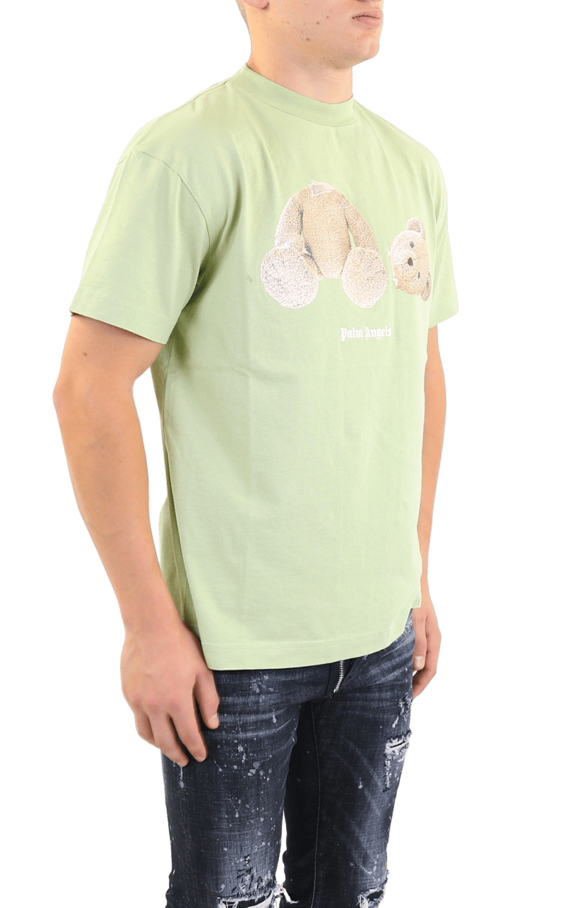 Palm Angels Teddy Bear cotton T-Shirt Groen