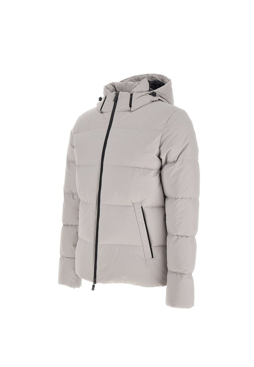 Herno Coats Grey Gray Grijs