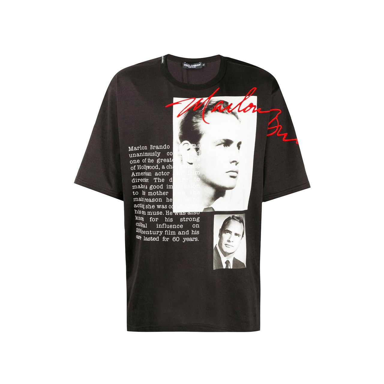 Dolce & Gabbana Dolce & Gabbana Cotton T-Shirt Zwart