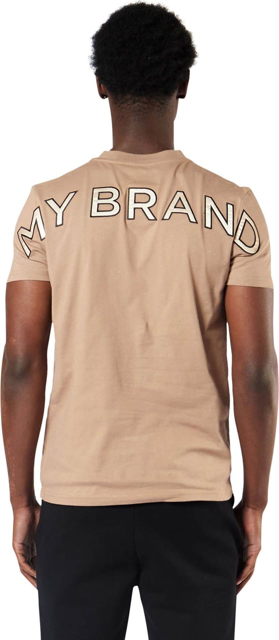 My Brand Back Embroidery T-Shirt Bruin