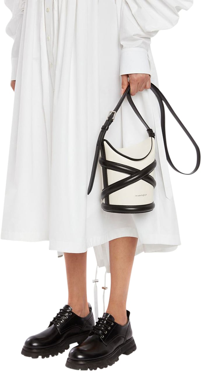 Alexander McQueen The Curve bucket bag Divers