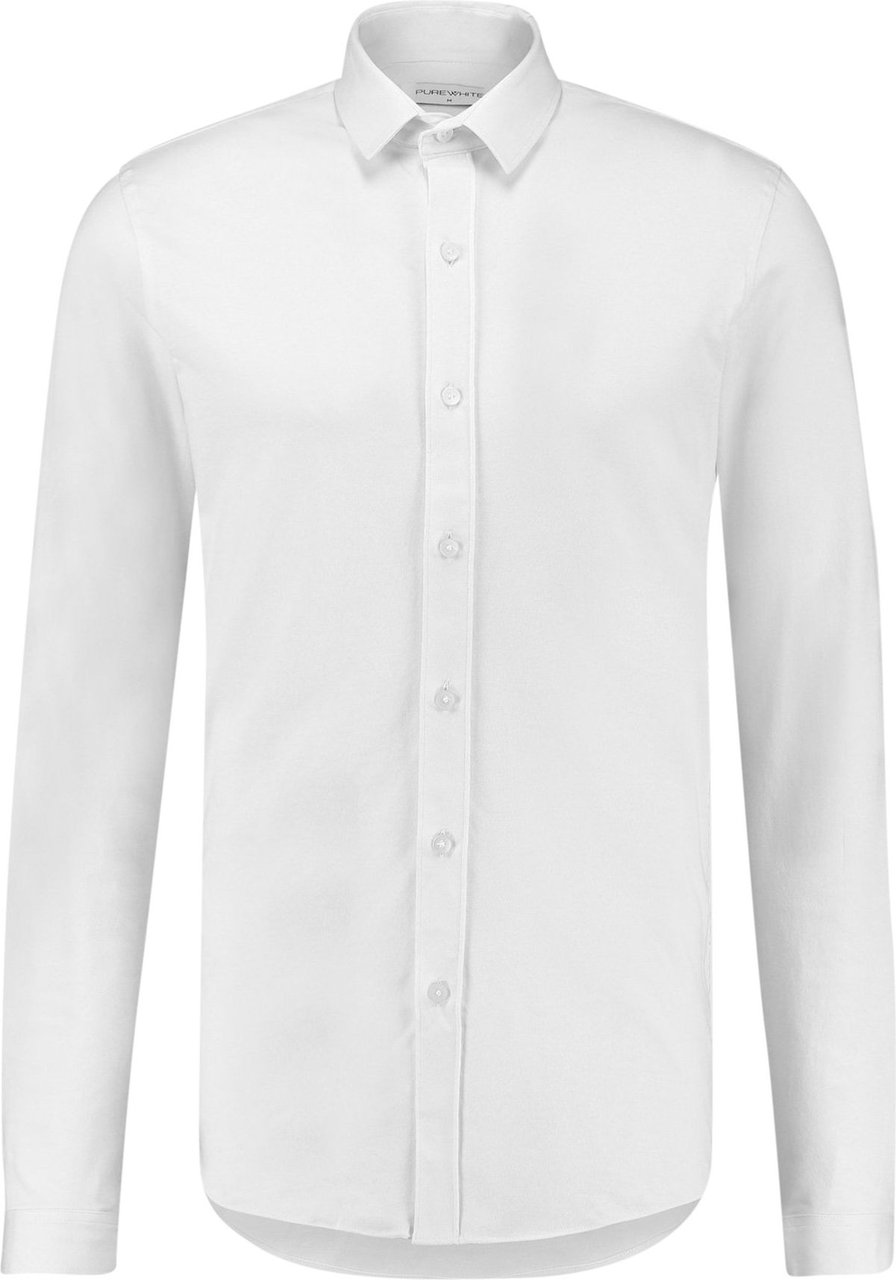 Purewhite Essential Shirt Jersey - White Wit