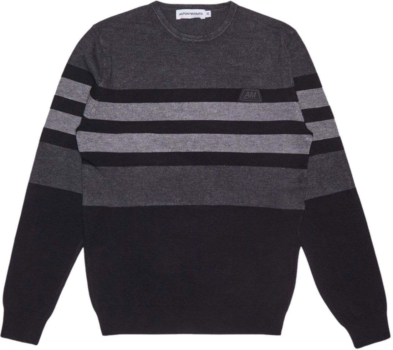 Antony Morato Sweater Slim Fit In Stretch Zwart