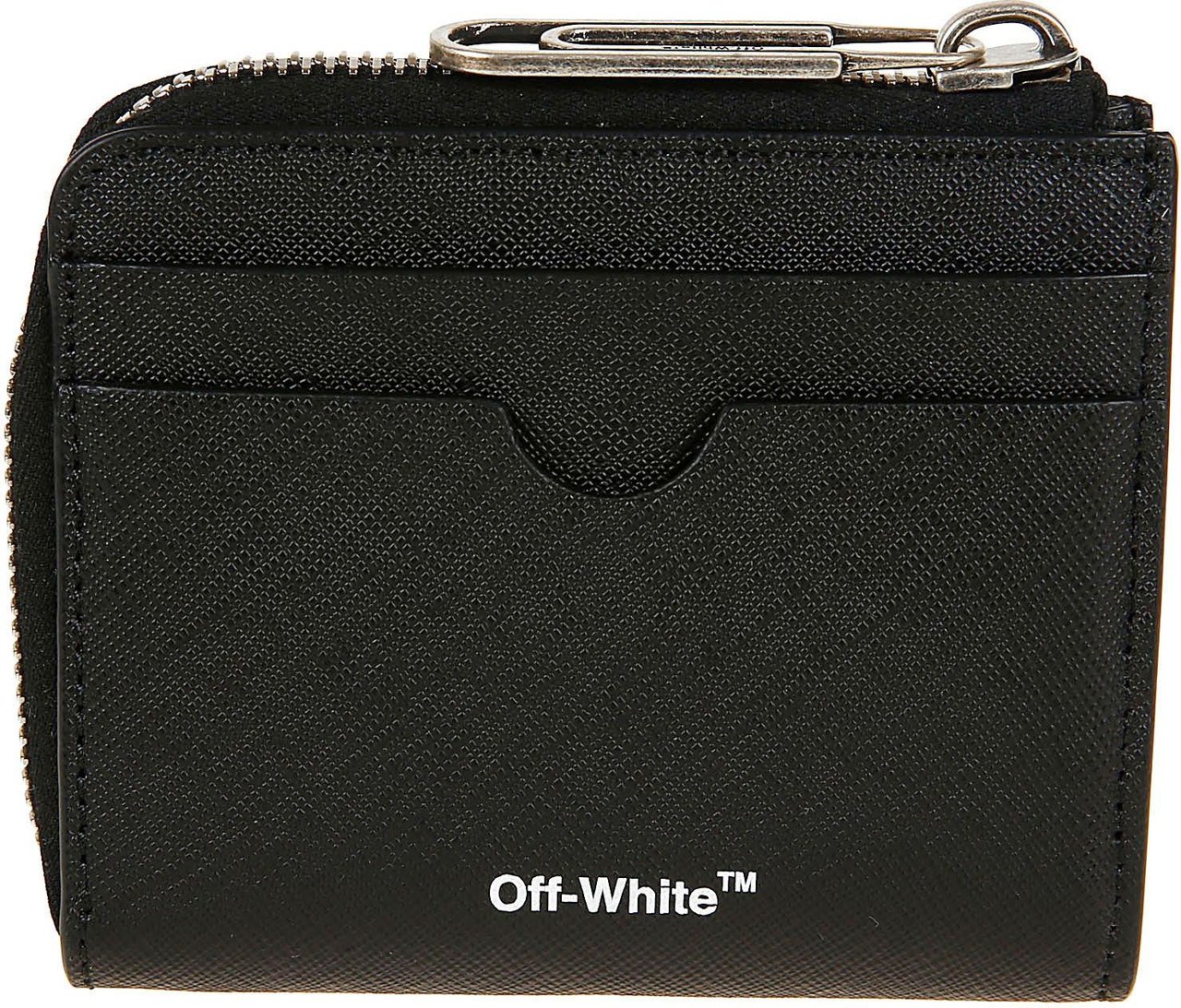 OFF-WHITE Binder Diag Saff Zip Wallet Zwart