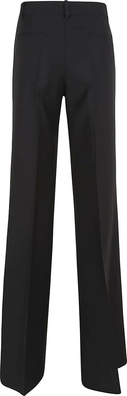 Valentino Crepe Couture Pants Zwart
