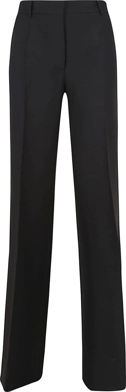 Valentino Crepe Couture Pants Zwart