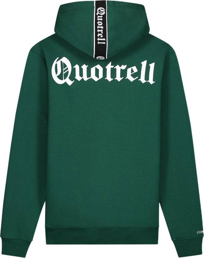 Quotrell Commodore Hoodie | Petrol / White Groen