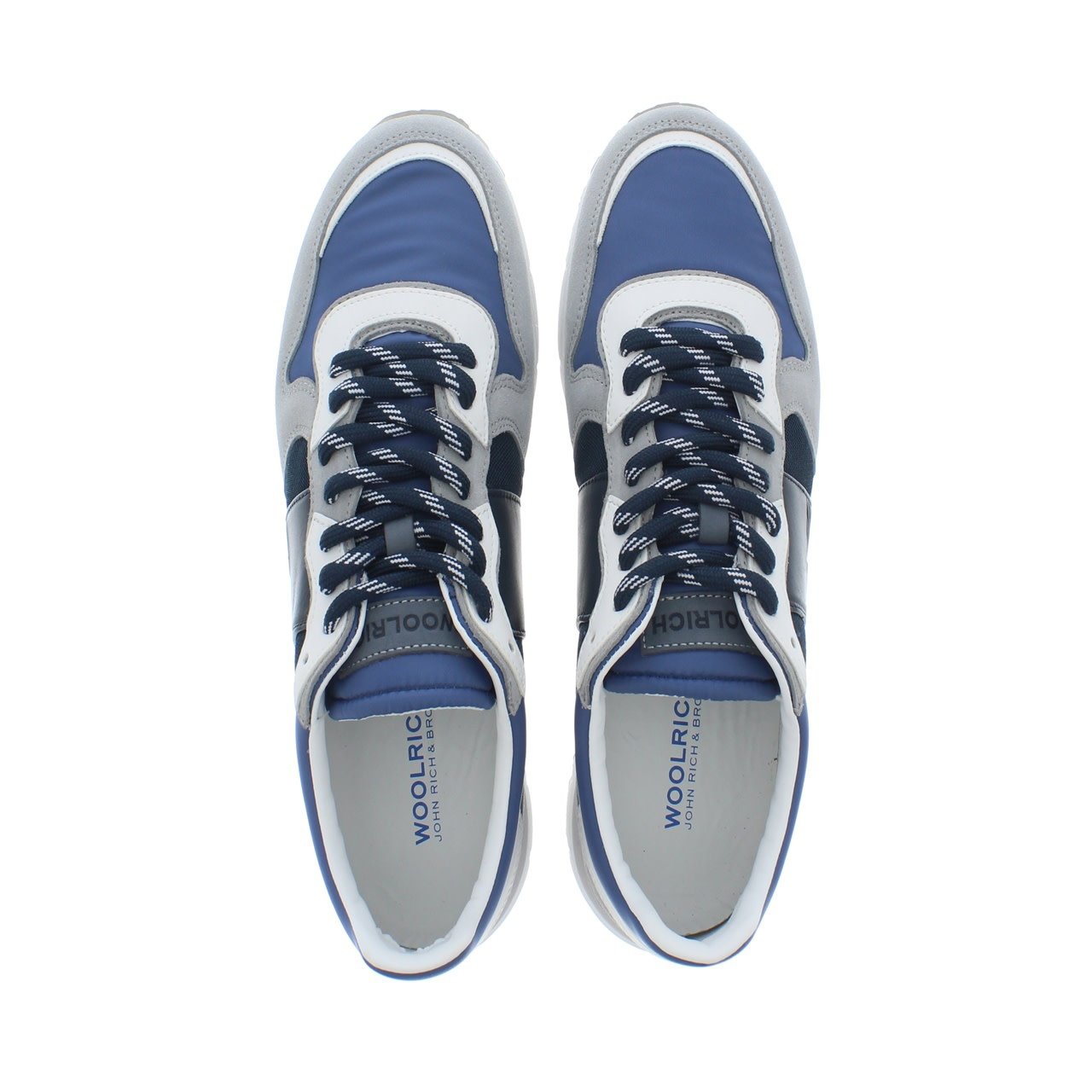 Woolrich Jogger Sneakers Blauw/Wit Wit