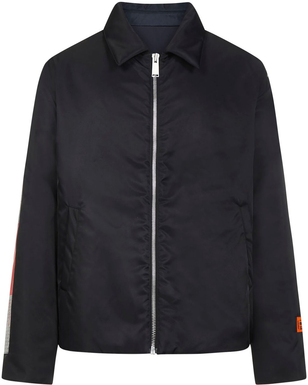 Heron Preston Security-uniform tape-detail jacket Zwart