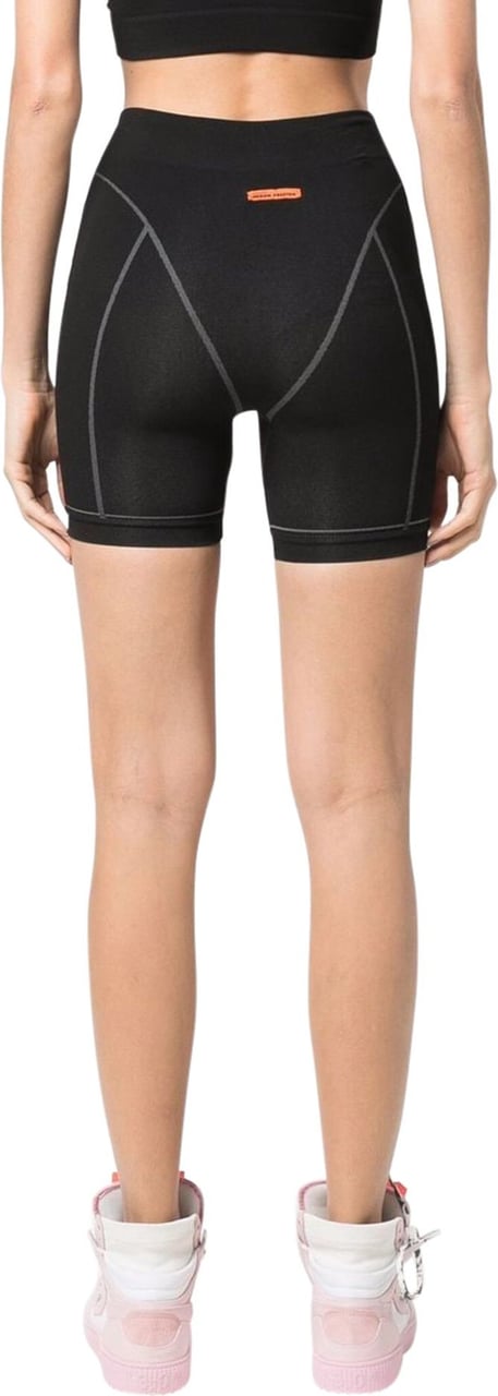 Heron Preston logo-waistband cycling shorts Zwart