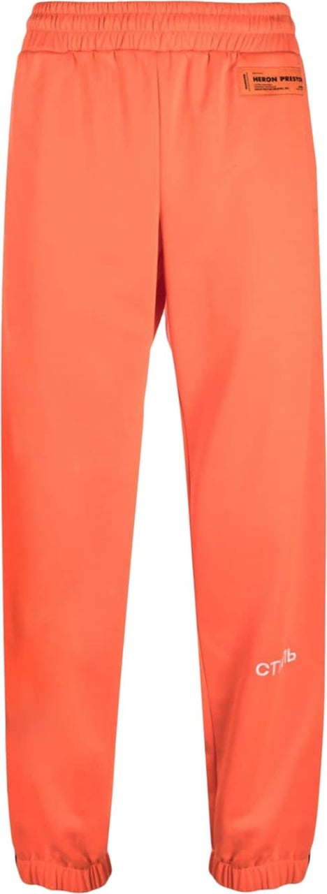 Heron Preston stripe-detail track pants Oranje