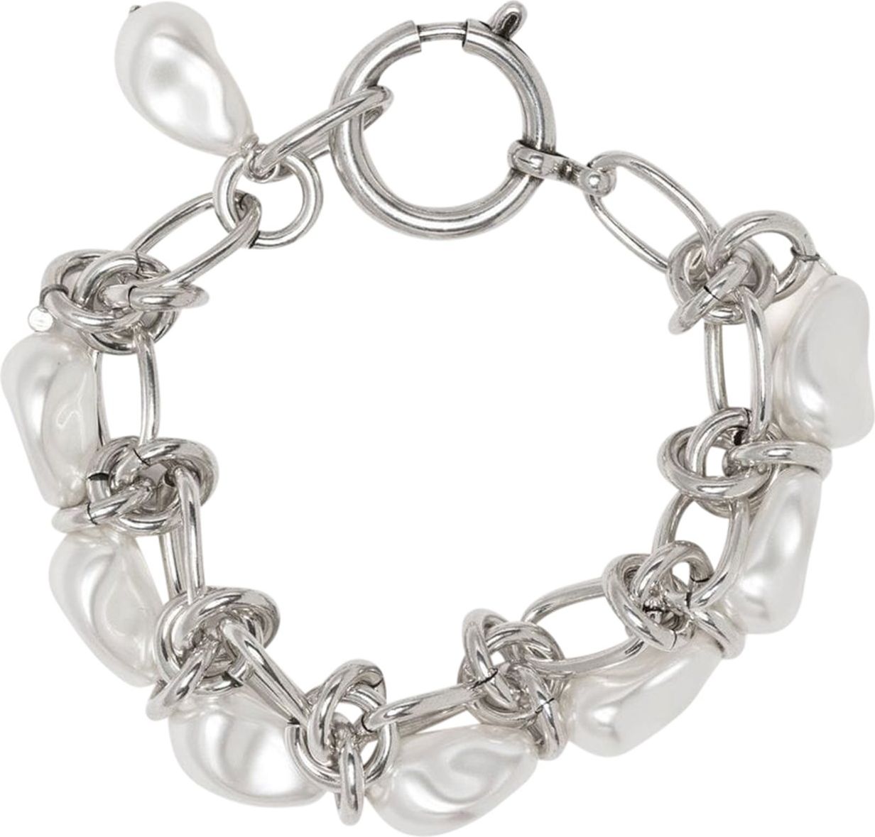 Isabel Marant faux pearl-embellished bracelet Metallic
