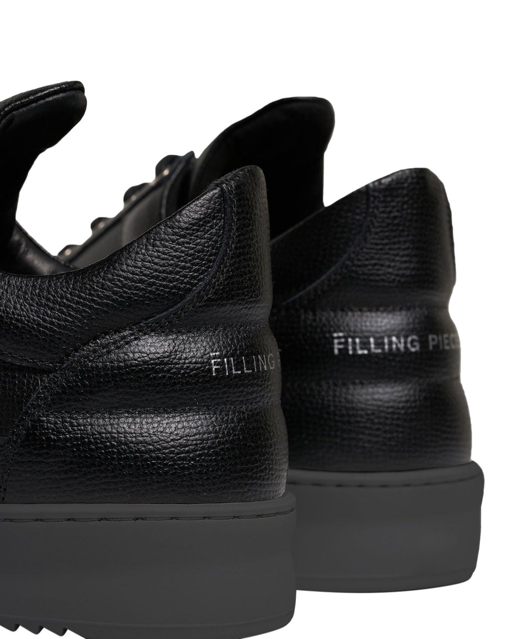 Filling Pieces Low Top Ripple Crumbs All Black Zwart