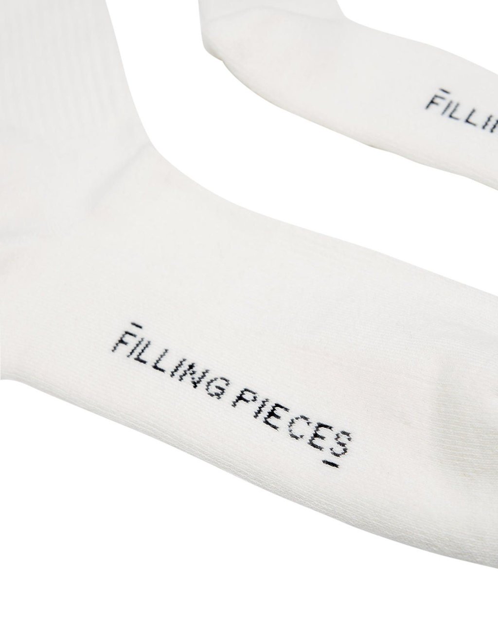 Filling Pieces Socks Patch White Wit