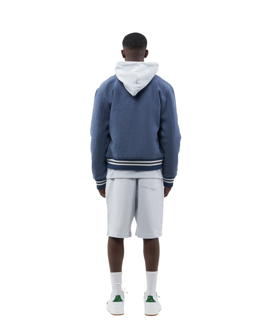 Filling Pieces Varsity Jacket Horizon Blue Blauw