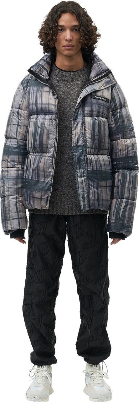 Filling Pieces Puffer Jacket Print Divers