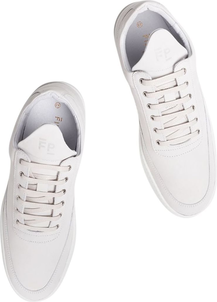 Filling Pieces Low Top Ripple Basic All White Wit