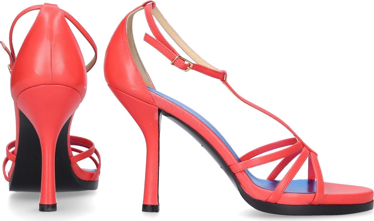 Balenciaga Women Platform Sandals - TERRA Rood