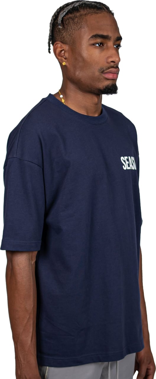 Seaside Seaside Esntls T-shirt Navy Blauw