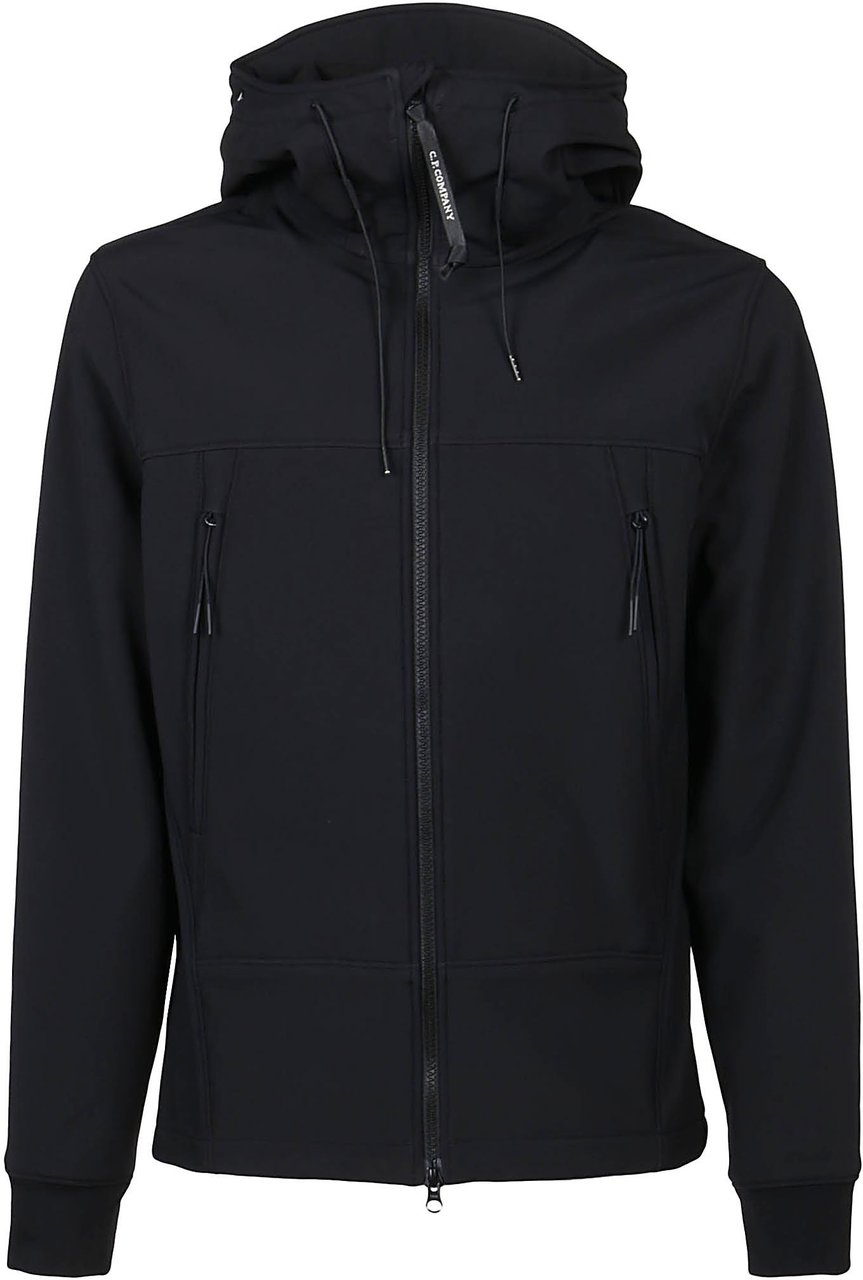 CP Company Shell-r Goggle Jacket Black Zwart