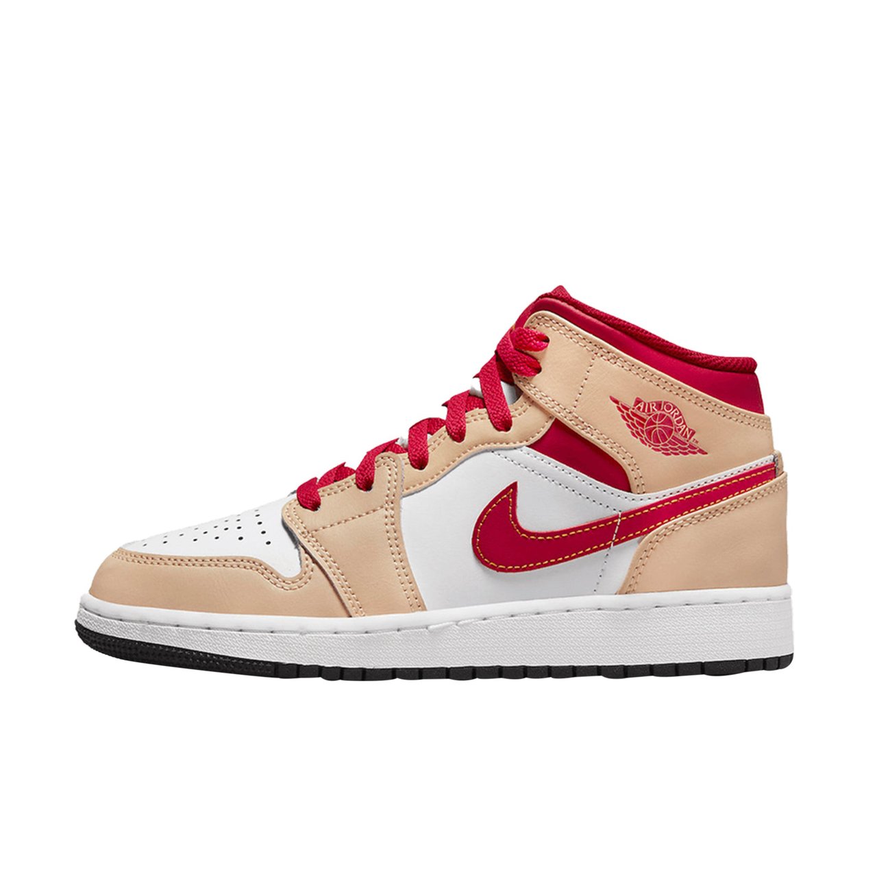 Nike Air Jordan 1 Mid Light Cardinal Curry (GS) Divers