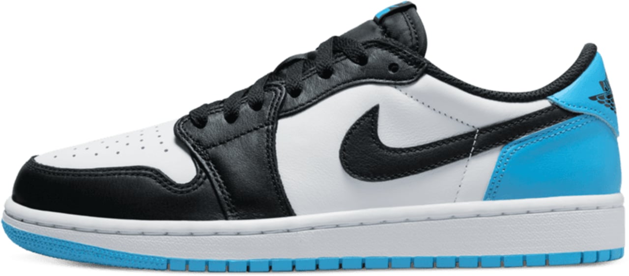 Nike Air Jordan 1 Low Black Dark Powder Blue (W) Divers