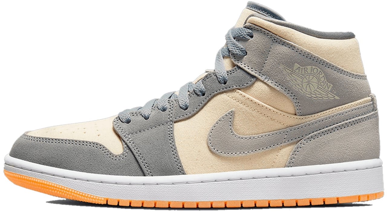Nike Air Jordan 1 Mid SE Coconut Milk Particle Grey Divers