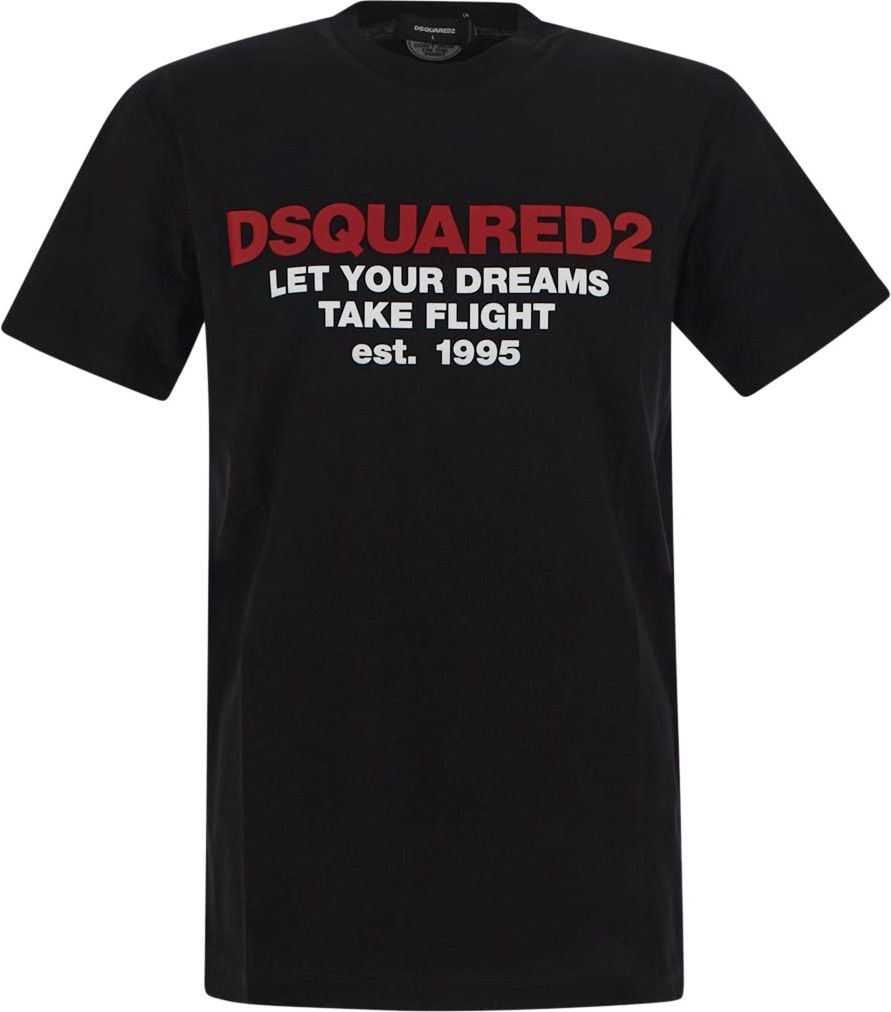 Dsquared2 T-shirts And Polos Black Zwart