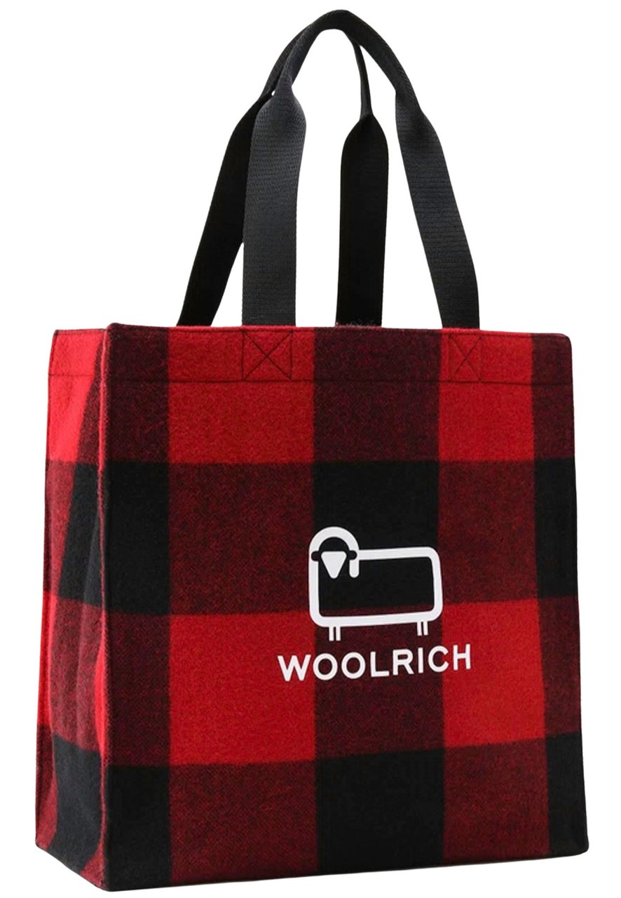 Woolrich Wool Tote Rood
