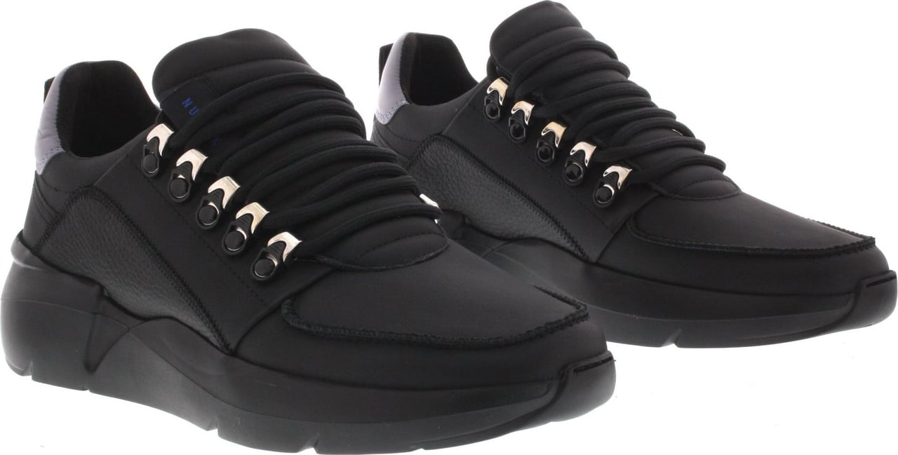 Nubikk Roque Roman M | Black Sneakers Zwart