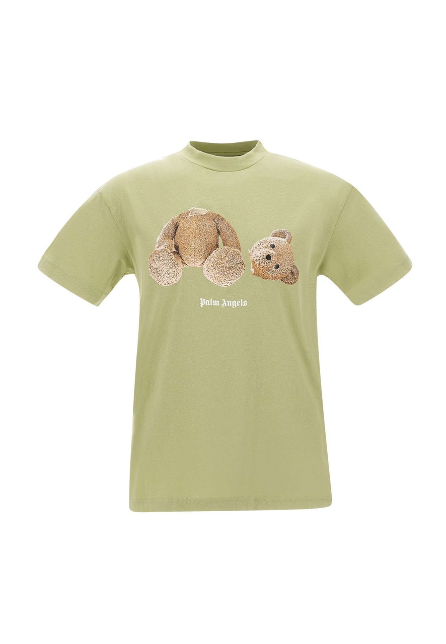 Palm Angels Teddy Bear cotton T-Shirt Groen