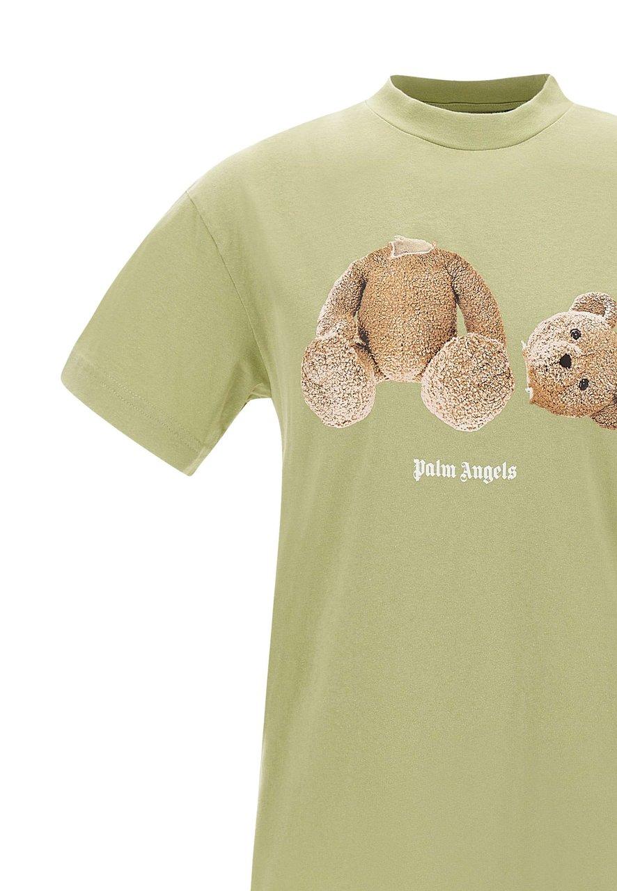 Palm Angels Teddy Bear cotton T-Shirt Groen