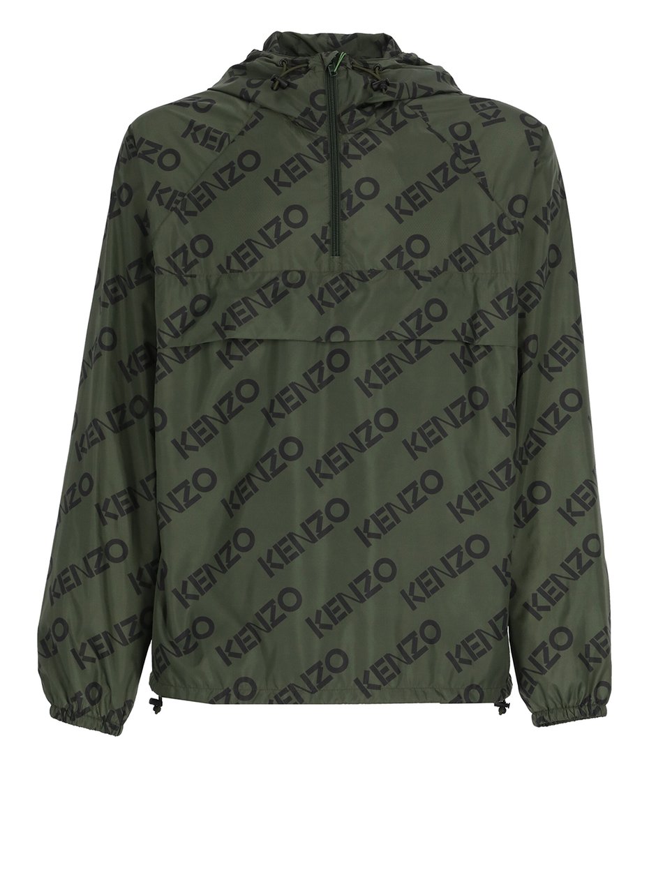 Kenzo Coats Dark Khaki Groen