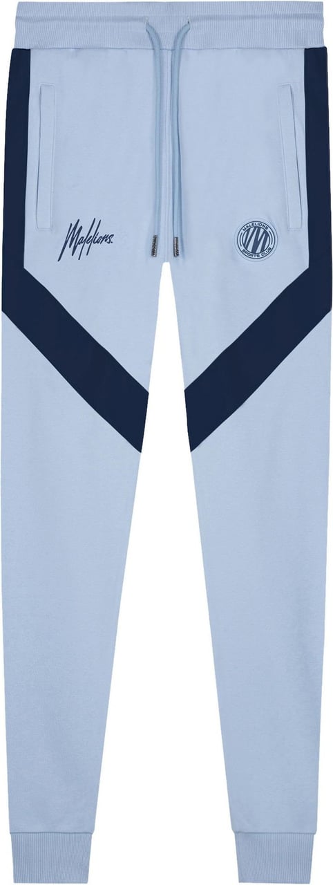 Malelions Leader Trackpants - Light Blue/Navy Blauw