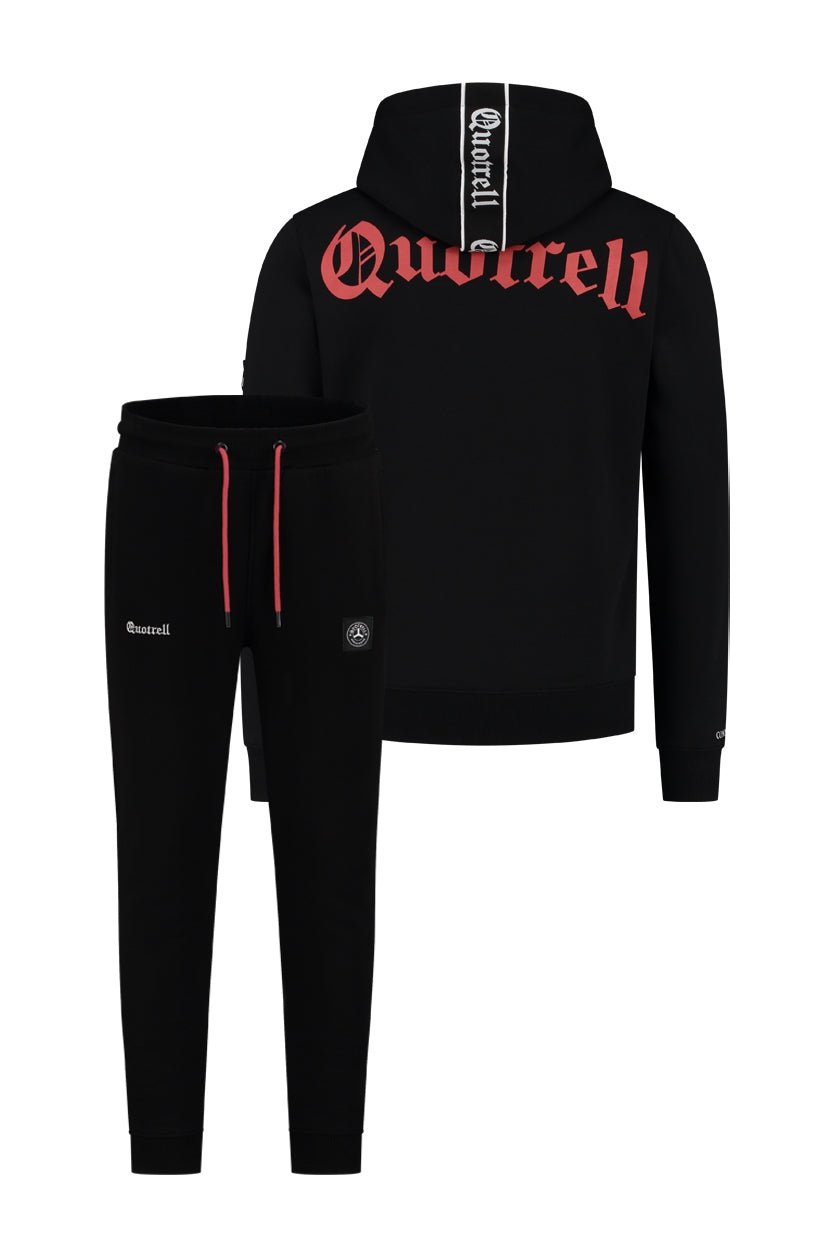 Quotrell Commodore Hoodie + Pants (set) | Black Zwart