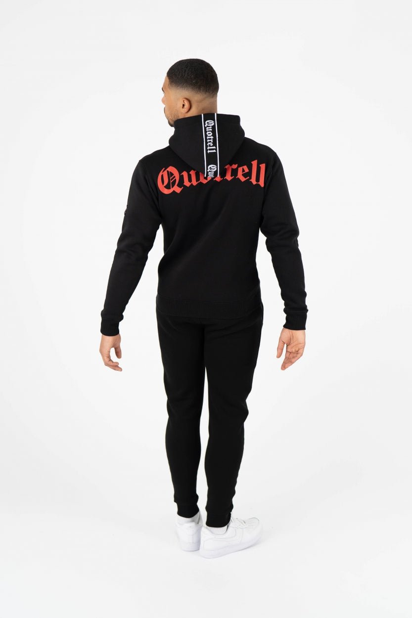 Quotrell Commodore Hoodie + Pants (set) | Black Zwart