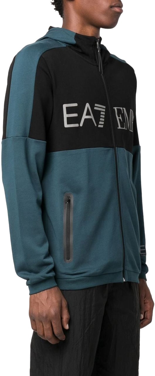 EA7 Coats Blue Blauw