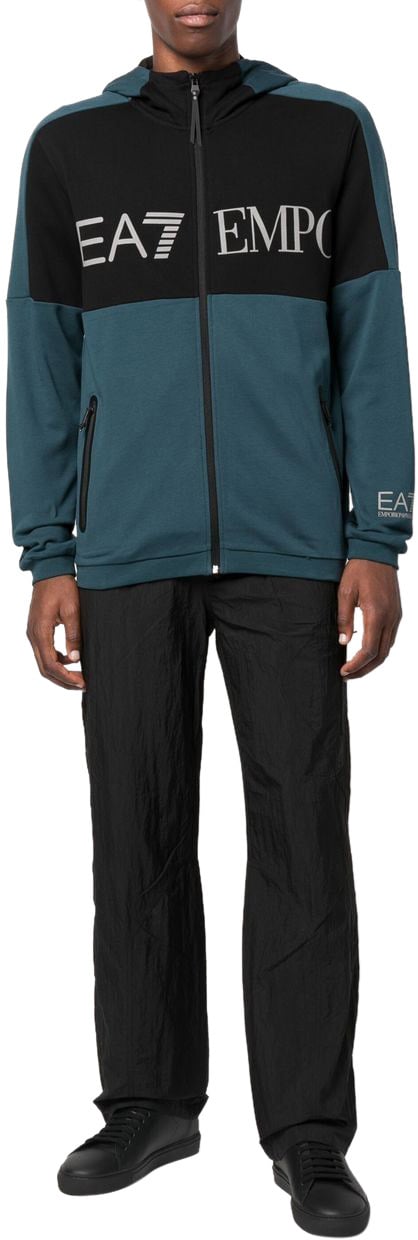 EA7 Coats Blue Blauw