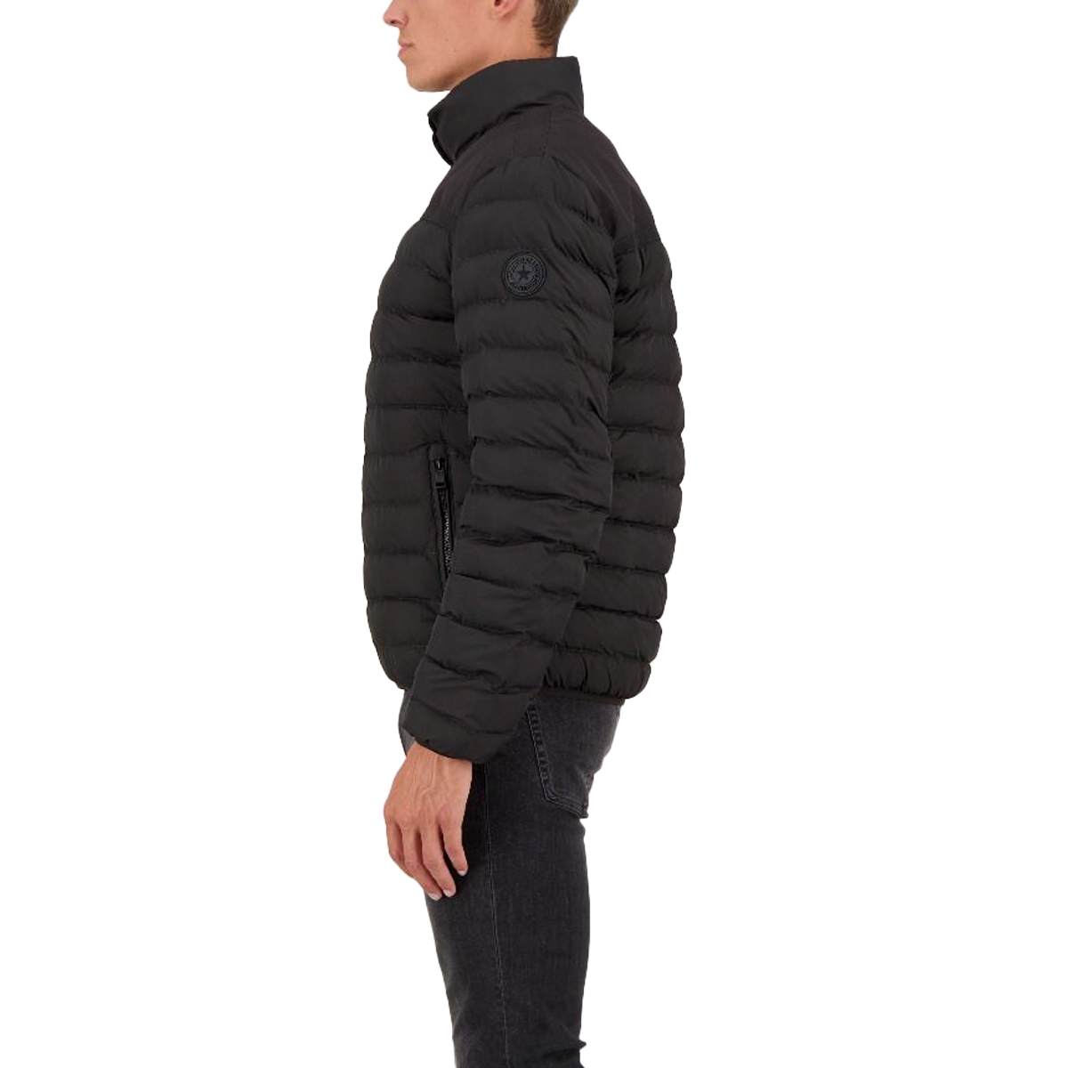 Airforce Hooded Padded Jacket Zwart