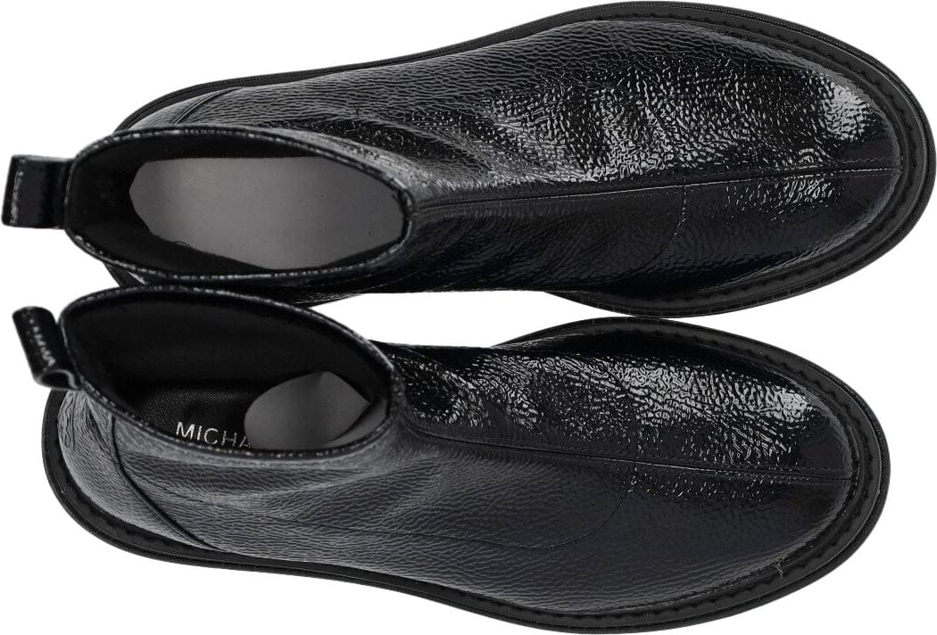 Michael Kors Comet Black Sock Ankle Boot Black Zwart