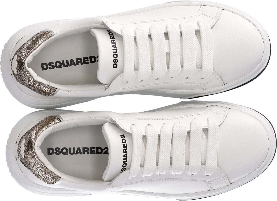 Dsquared2 Bumper White Gold Sneaker White Wit