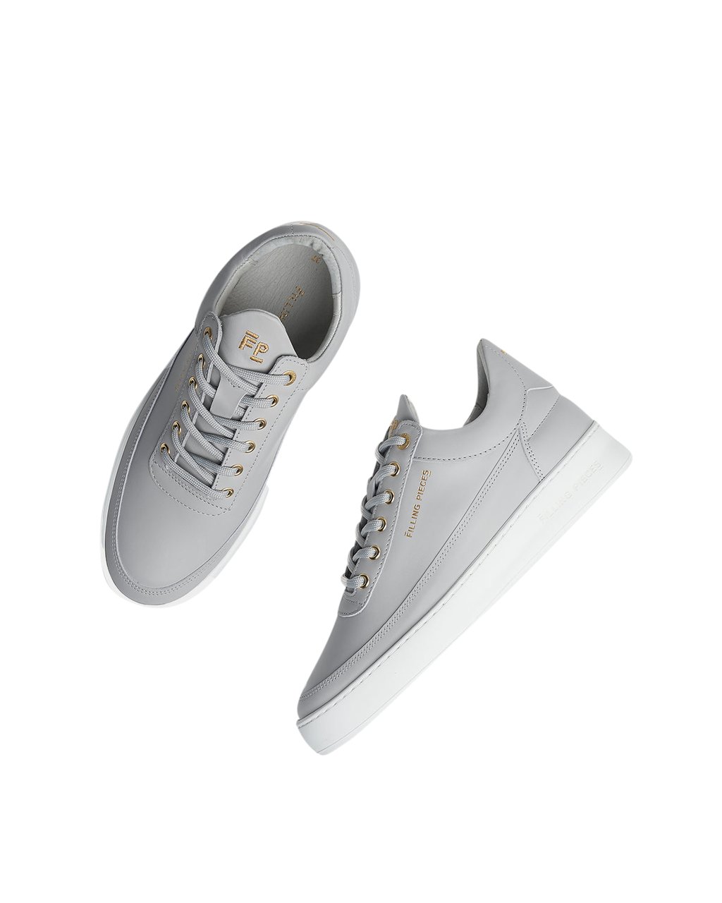 Filling Pieces Low Eva Lane Nappa Grey Grijs