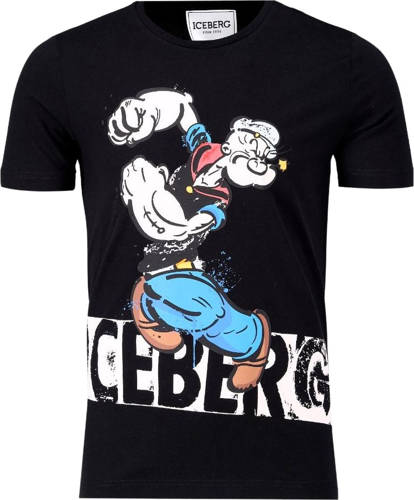 Iceberg T-Shirt Popeye Zwart