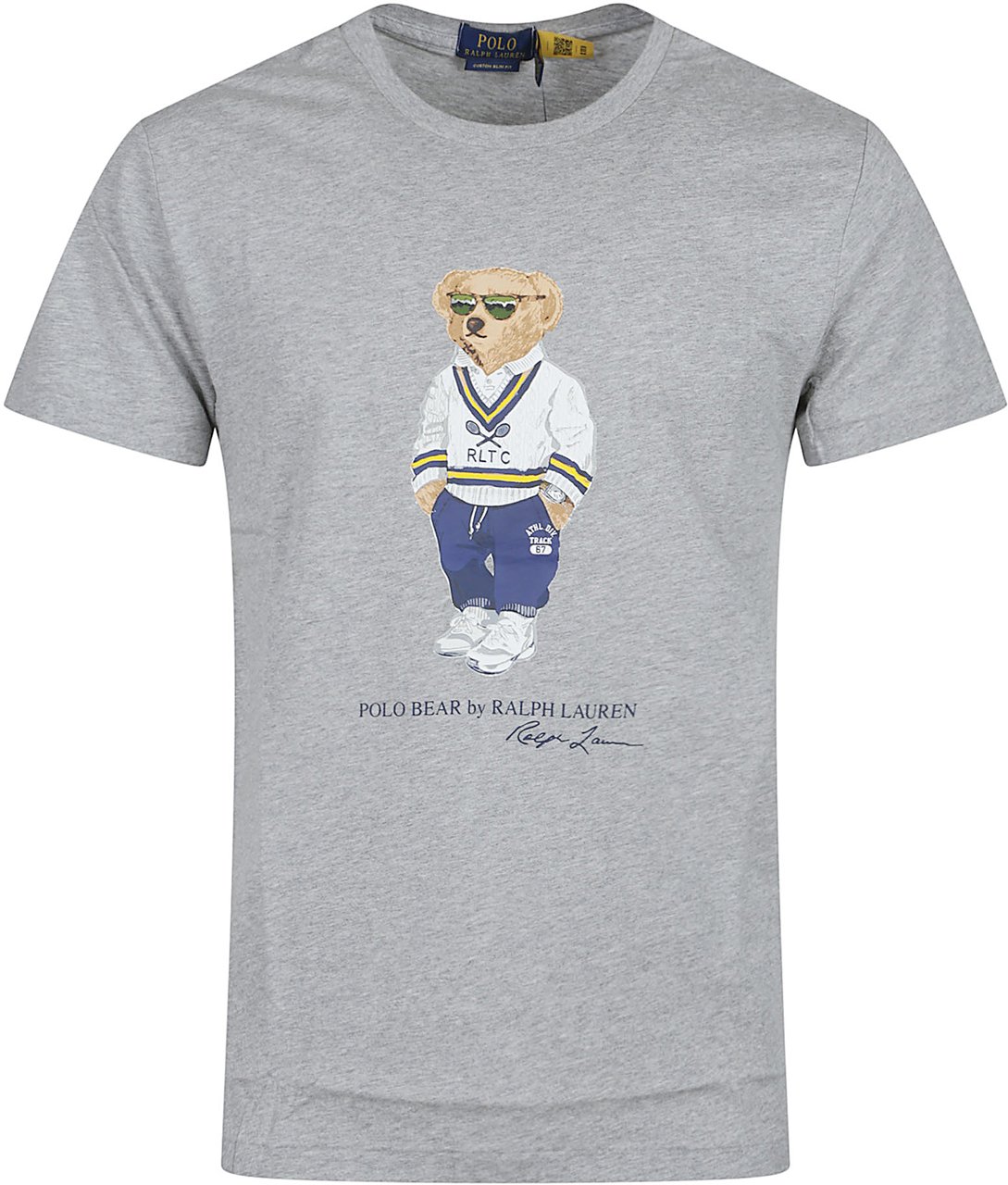 Ralph Lauren Bear T-shirt Grey Grijs