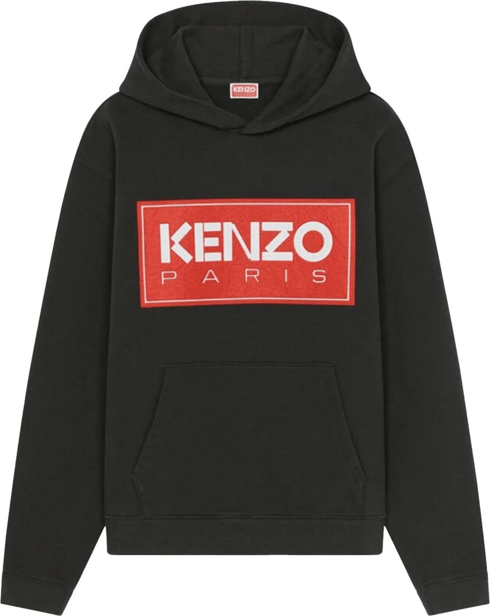 Kenzo chest logo hoodie Zwart