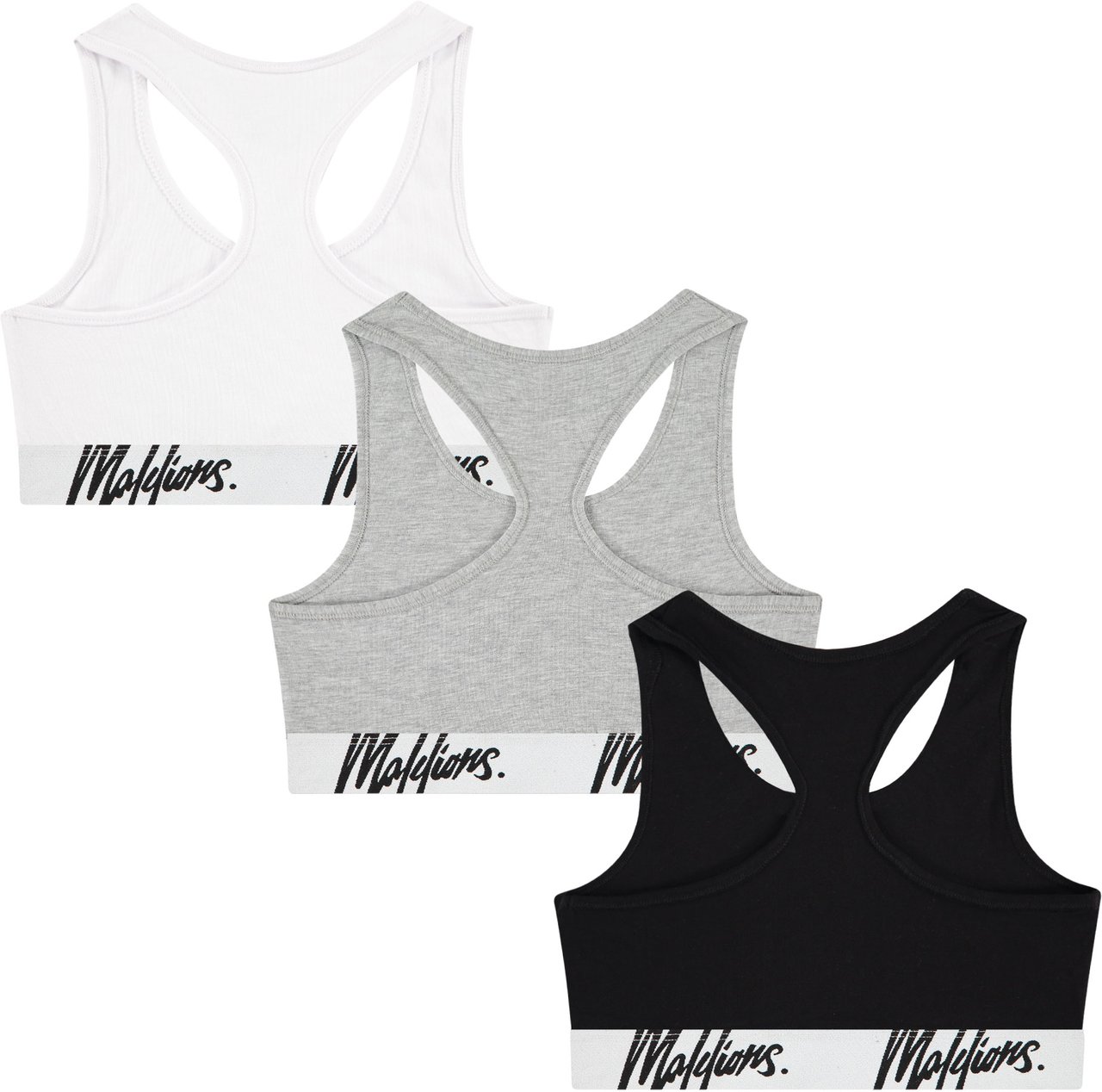 Malelions Bralette 3-Pack - Tricolore 2 Divers