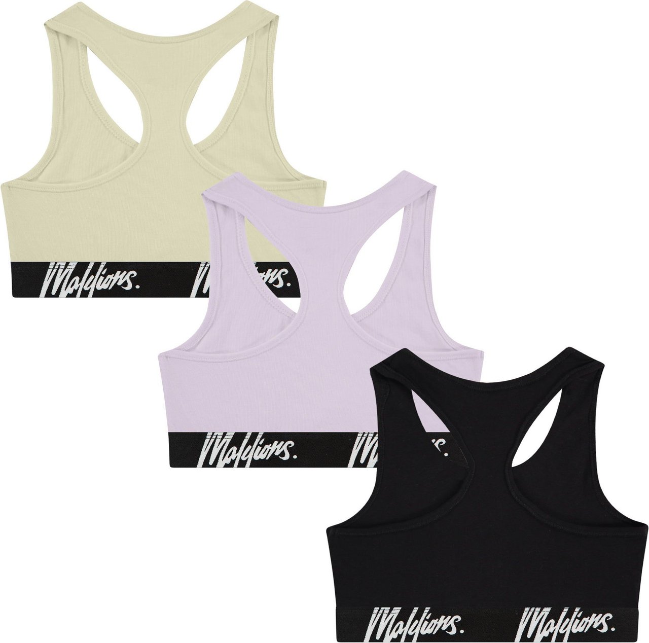 Malelions Bralette 3-Pack - Tricolore Divers