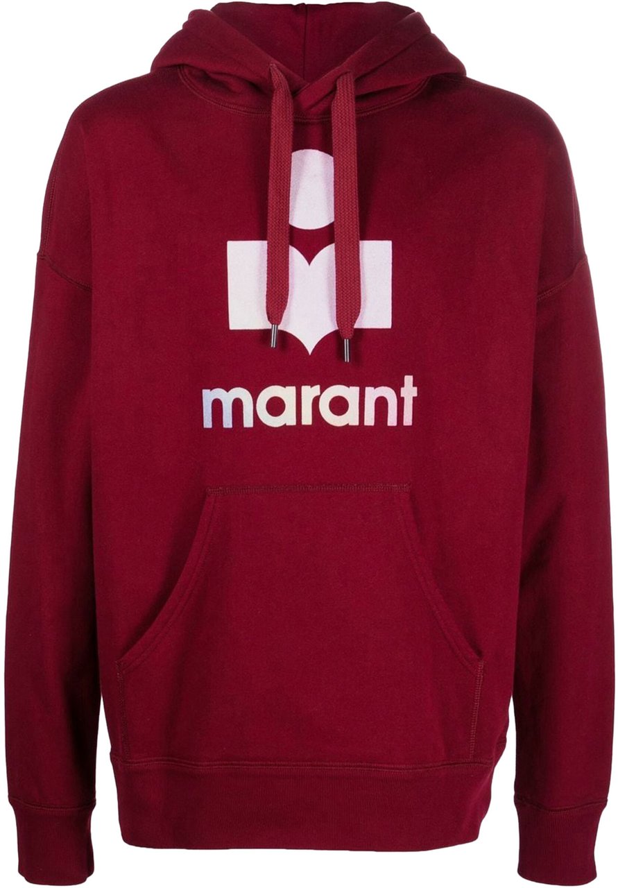 Isabel Marant logo-print hoodie Rood