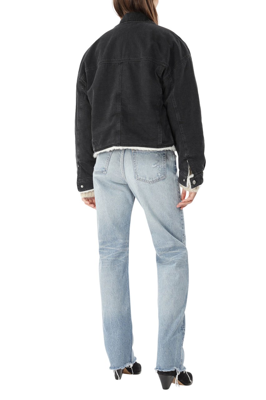 Isabel Marant denim jacket Zwart