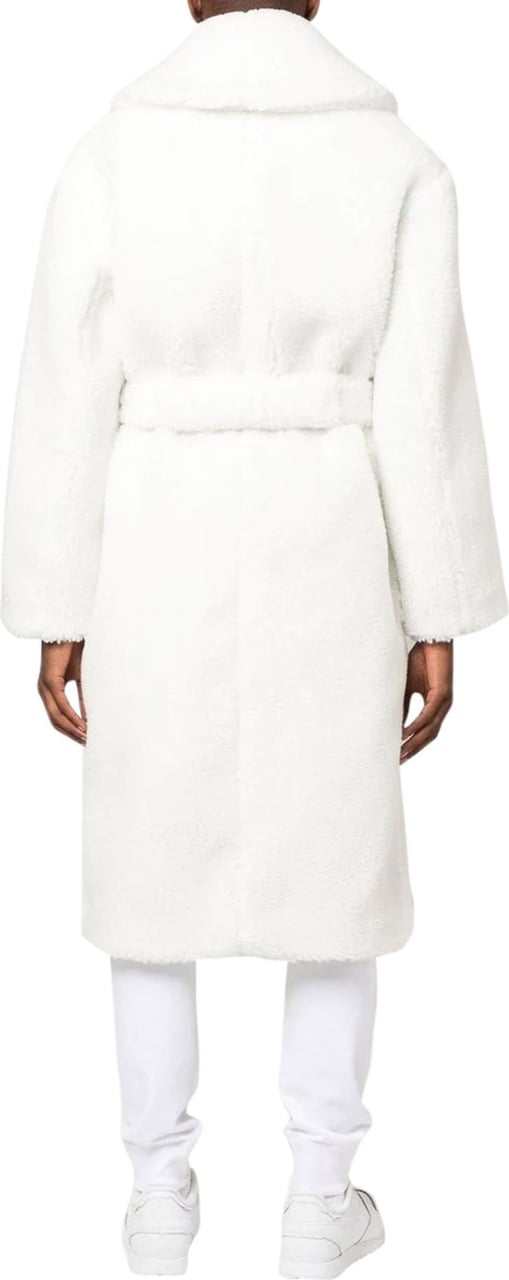 Casablanca faux-shearling robe Wit